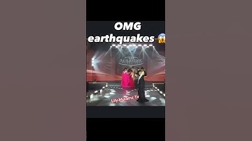 Earthquake during beauty pageant