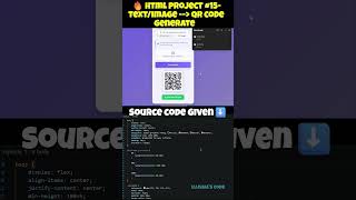 Make Smart QR Codes for Text, Links, Images 📱✨ | #coding #shorts