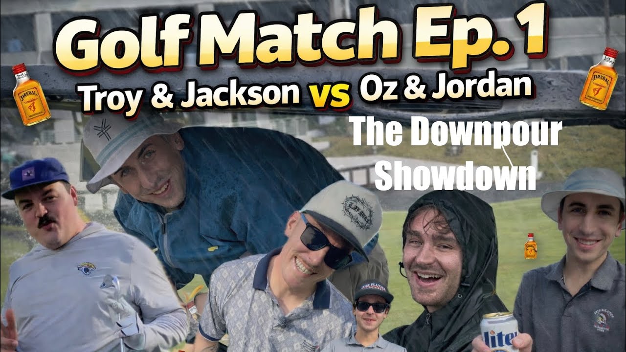 YouTube에서 Golf Match Ep. 1 | Troy & Jackson vs Oz & Jordan | The Downpour Showdown 보기 YouTube에서 Golf Match Ep. 1 | Troy & Jackson vs Oz & Jordan | The Downpour Showdown 보기