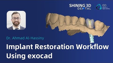 Implant restoration workflow using exocad