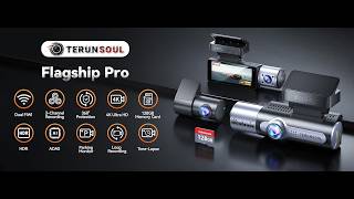 TERUNSOUl Dash Cam Front and Rear