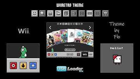 Nintendo Wii USB Loader GX Theme / WiiRetro