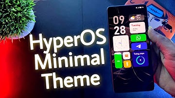 HyperOS Minimal Theme For Any Xiaomi Devices | New System Ui | #hyperos