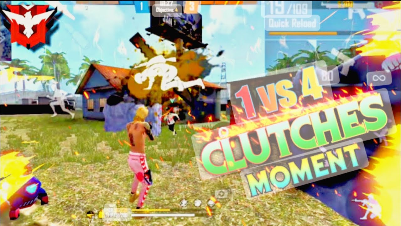 Clash Squad || 1 Vs 4 Clutch Moments || Garena Free Fire _ Must Watch 🎯 ...