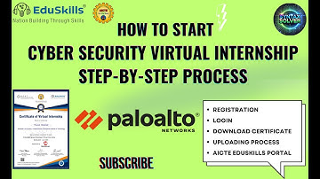 Palo Alto Cyber Security Internship Full Process | AICTE Eduskills Course Guide 2025 🔐✅ | #aicte