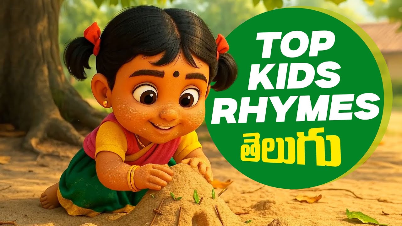 Top Telugu Rhymes for Children | Kids Village