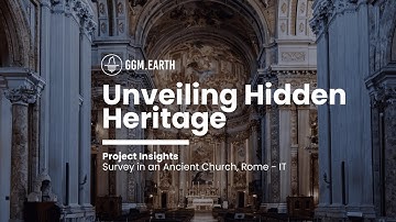 Hidden Crypts Under Ancient Roman Church | GPR & SLAM 3D Survey - GGM.EARTH
