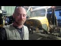 1956 International - Truck Restoration - cab off frame - now prep for sand blasting