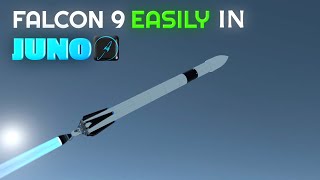 How to Build Falcon 9 in JUNO ,Step-by-Step Tutorial | Fair Play 