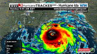Famous IR Satellite Loop of Hurricane Ida Before Landfall Profile