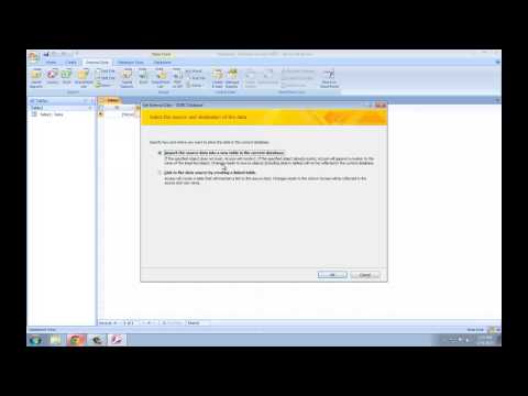 Linking SQL Management Studio 2008 to MS Access