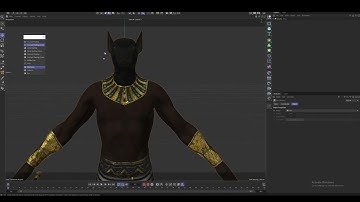 Anubis - God of Death Rigged Low-poly 3D model