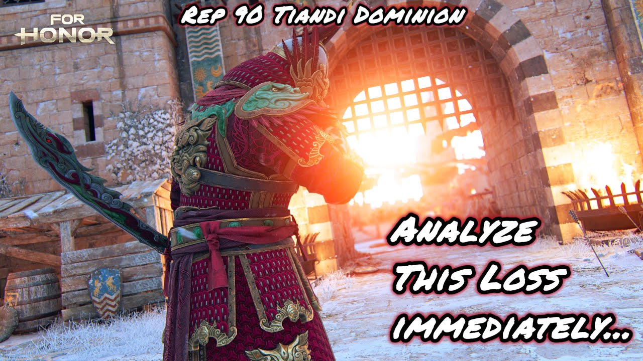 The Most LOW IQ In For Honor History… (Rep 90 Tiandi Dominion) | For Honor