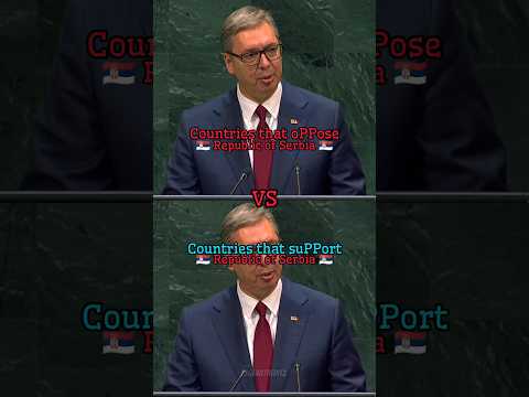 Countries that oppose vs support Republic of Serbia| #edit #serbia