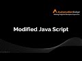 Modified Java Script