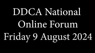 DDCA National Creative Practice Forum | 9 August 2024