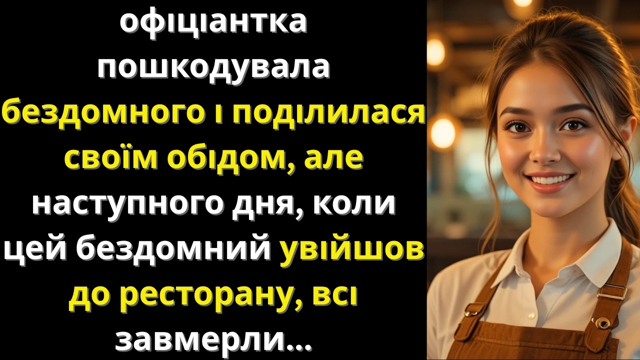 Офіціантка таємно поділилася обідом з бездомним — наступного дня всі здивувалися