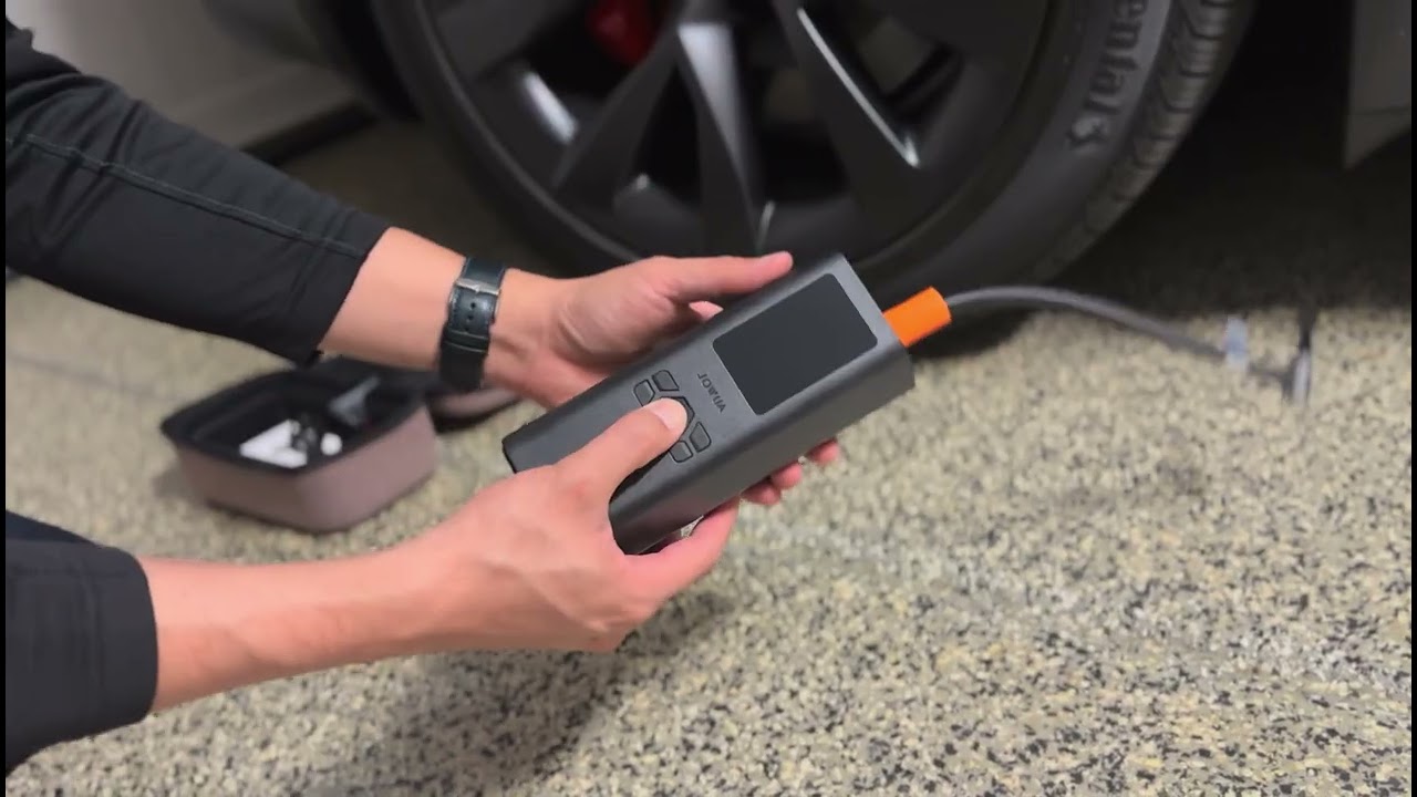 Лучший беспроводной насос для шин Tesla от JOWUA!