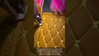 Heavy‑Duty Leather & Upholstery Sewing Machine, Precise Diamond‑Stitch Finishing#tool