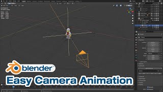 Blender Beginner Tutorial Part 12 - Easy Camera Animation with POV and DOF Control