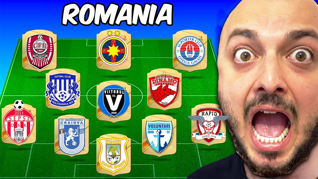 DAU GOL CU FIECARE ECHIPA DIN ROMANIA IN EAFC!