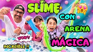 SLIME con ARENA MÁGICA! 🤩 una textura increíble!!
