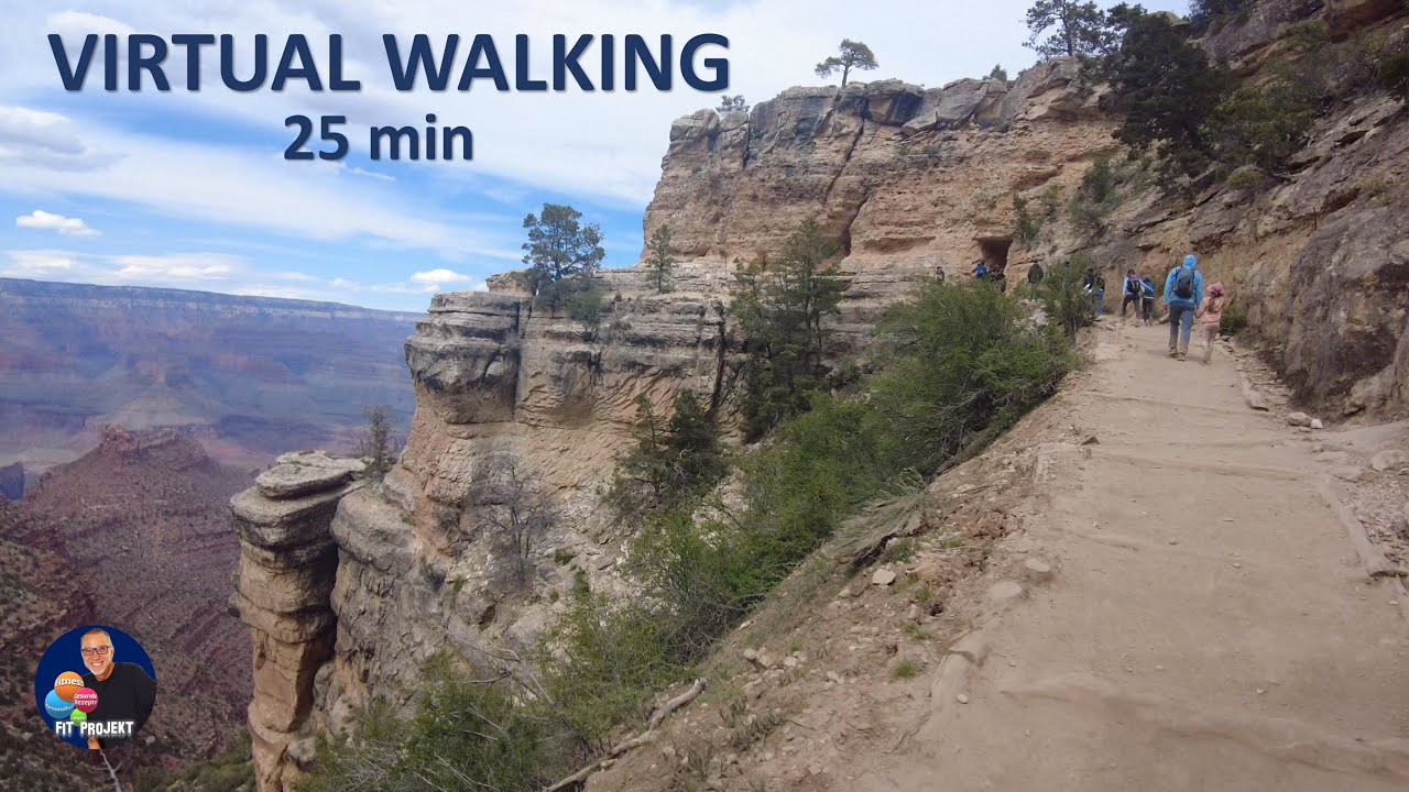 Virtual Walking 4K | Grand Canyon | Video für Laufband/ Crosstrainer Workout