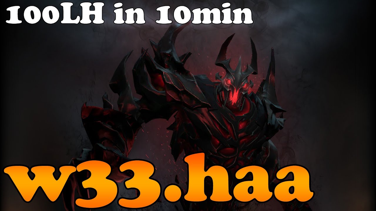 Dota 2 - Secret.w33.haa Plays Shadow Fiend 100LH in 10min - Full Game - Secret vs Mineski