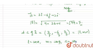 Find the angles which the vector `vec(a)=3 hat(i)-6hat(j)+2hat(k)` makes with the coordinate axes.