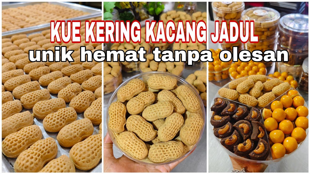 Kue kering kacang jadul takaran 1kg kacang hasilnya 4kg.tips agar tidak rapuh, unik tanpa olesan