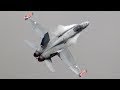 4Kᵁᴴᴰ Finnish F/A-18C Hornet Awesome Maneuvers without Thrust Vectoring