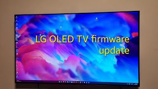 LG OLED FIRMWARE UPDATE