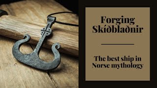 Asmr | Crafts | Blacksmithing  forging a viking pendant, a ship from norse mythology. No talking