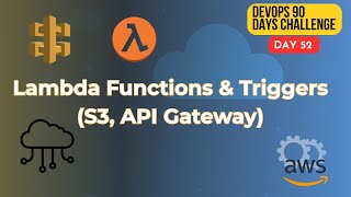 90 Days DevOps Challenge | Day 52 | Writing Lambda Functions and Triggers (S3, API Gateway)