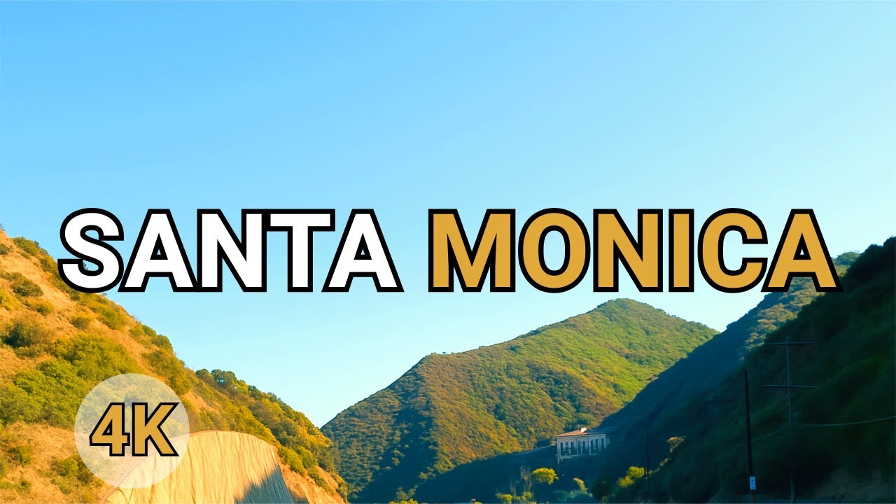 Driving to Santa Monica, California - Evening POV Drive (4K)