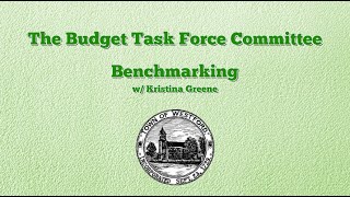 Budget Task Force - Benchmarking