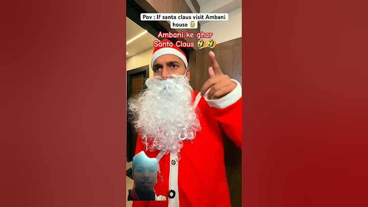 If Santa Claus visit the Ambani's house 🤣🤣 #shorts #comedy