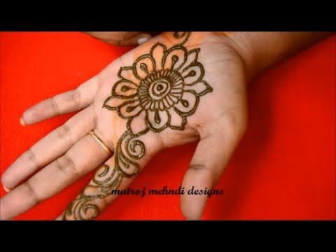 Easy Arabic Henna Designs For Hands Simple Arabic Mehndi Designs