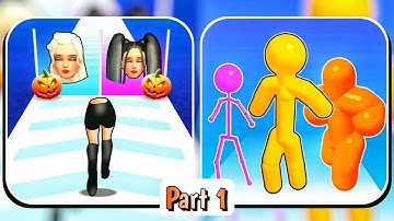 Build A Queen Vs Tall Man Run SpeedRun Gameplay Walkthrough Part 1