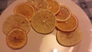 Come essiccare le arance nel forno a microonde?