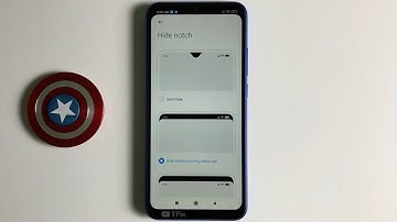 How to Hide the notch on Xiaomi Redmi 9A Android 10