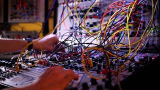 Studio Experiments 9-25-18 W Buchla Synth, Space Echo & Modcan Dual Delay