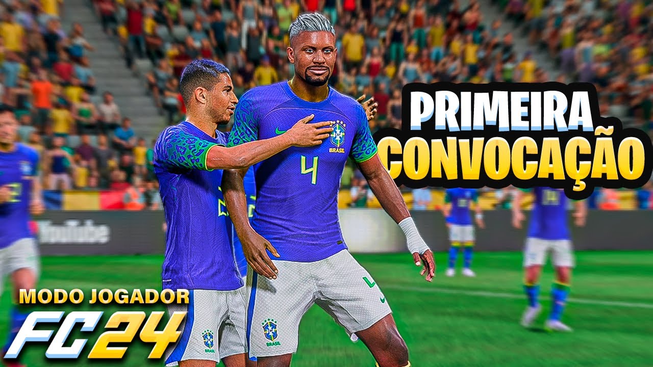 ZAGUEIRO DE SELEÇÃO! QUE MORAL - MODO CARREIRA JOGADOR EA FC 24 TEMP ...