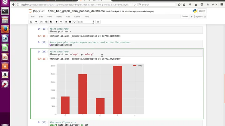 Python How to Plot Bar Graph from Pandas DataFrame