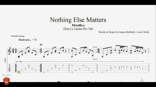 Nothing Else Matters - Metallica - Guitar Tabs screenshot 2
