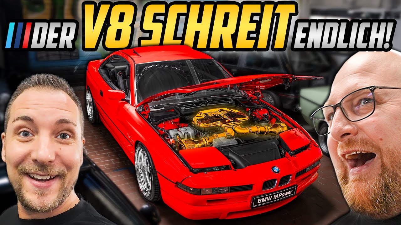Wir ENTFESSELN sein POTENZIAL! - BMW 850i S62 Umbau - SOUND, OPTIK & LEISTUNG verbessert?!