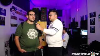 [CS:GO ITALIA & ASD ICON LAN] #Day 1 Intervista a Zikaaa