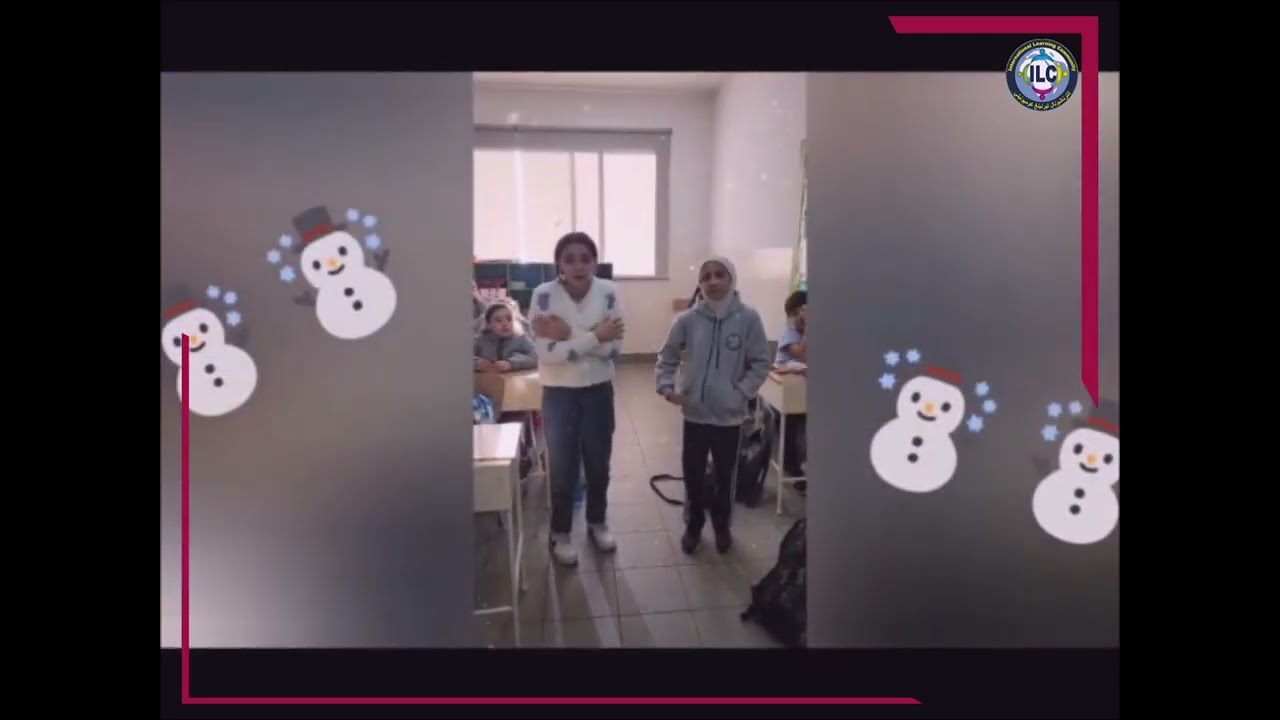 Snow is falling in Grade 3 and Grade 6 French sessions @ ILC ( International Learning Community )