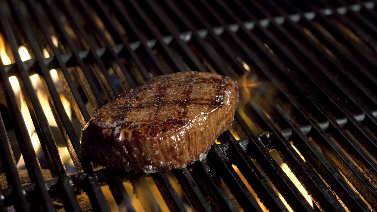 [ASMR] Soothing Grill Sounds Sizzling Steak YouTube