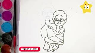 Mother Son drawing |kids&art Mother Son drawing |kids&art